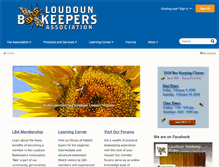 Tablet Screenshot of loudounbee.org